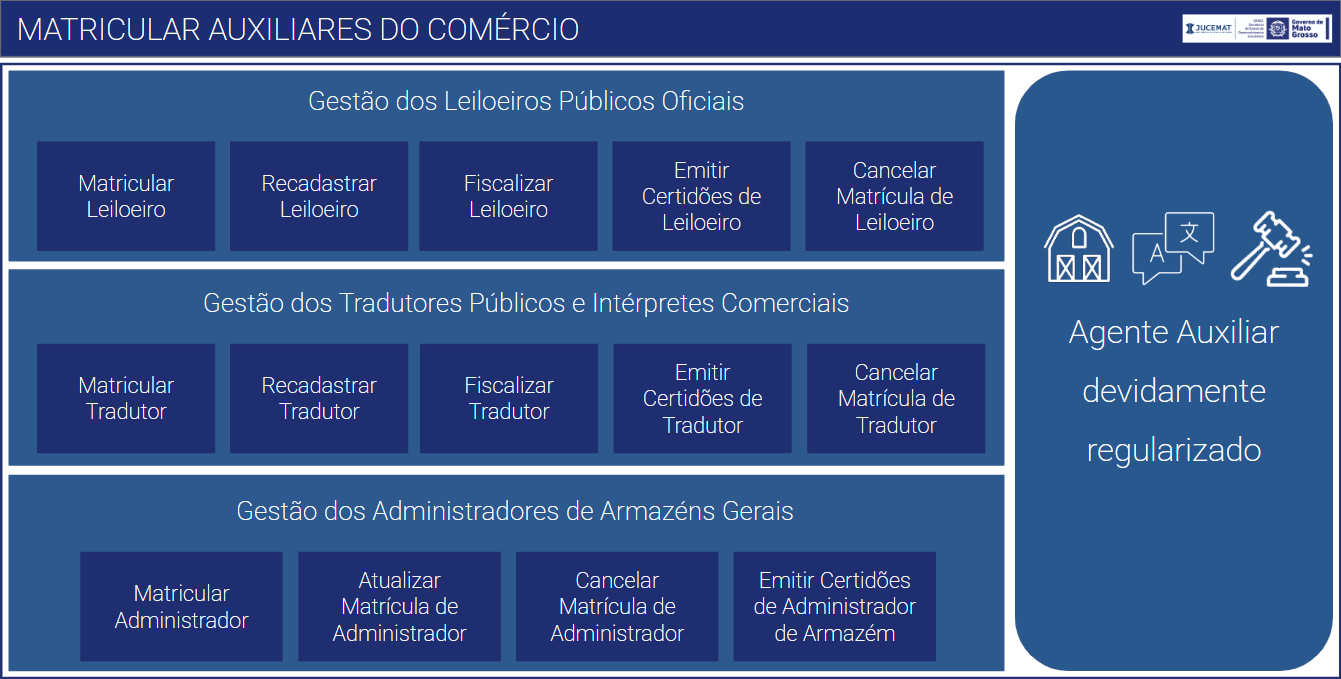 Sistema Matricular Auxiliares do Comércio
